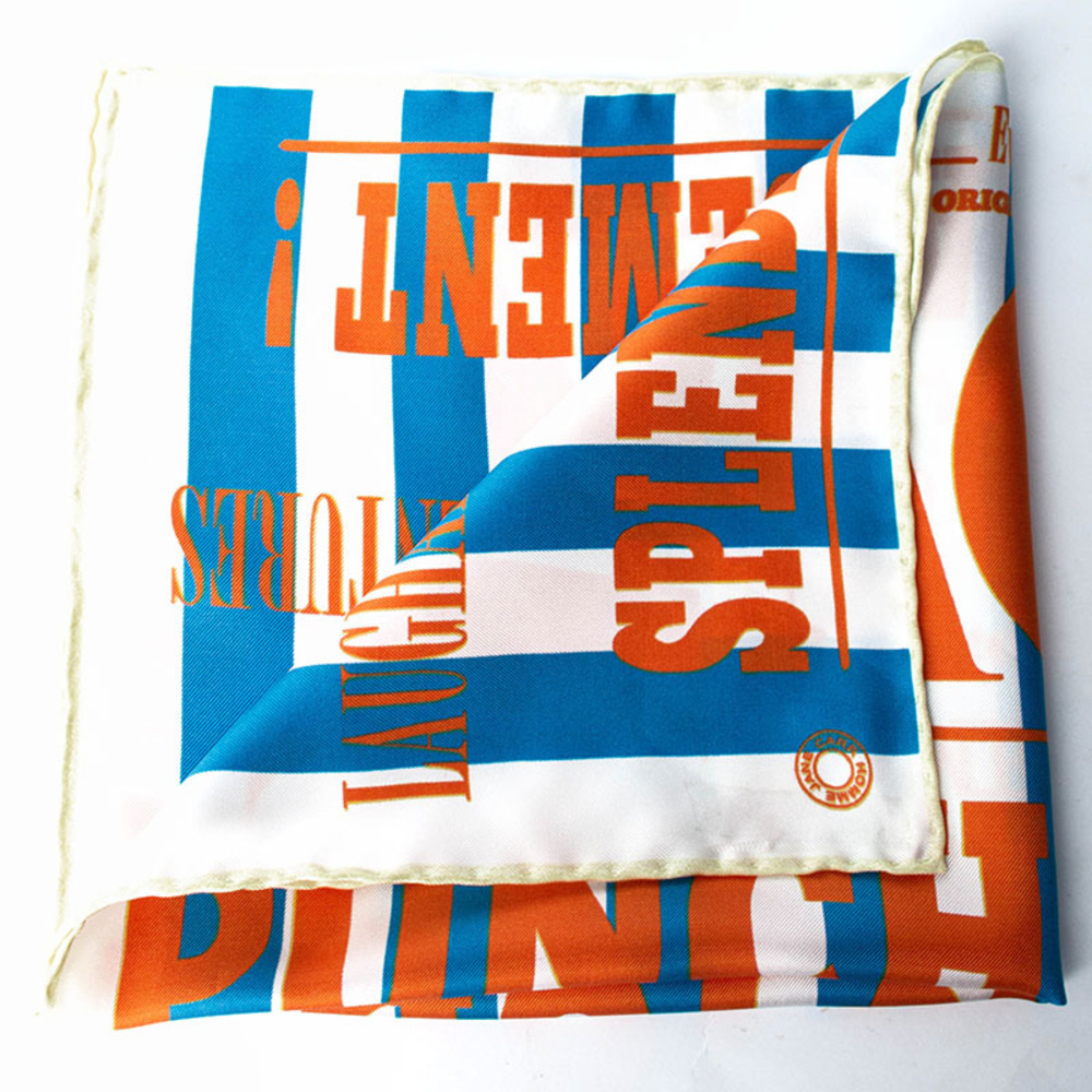 Jane Carr Pocket Square Men Dodger Blue